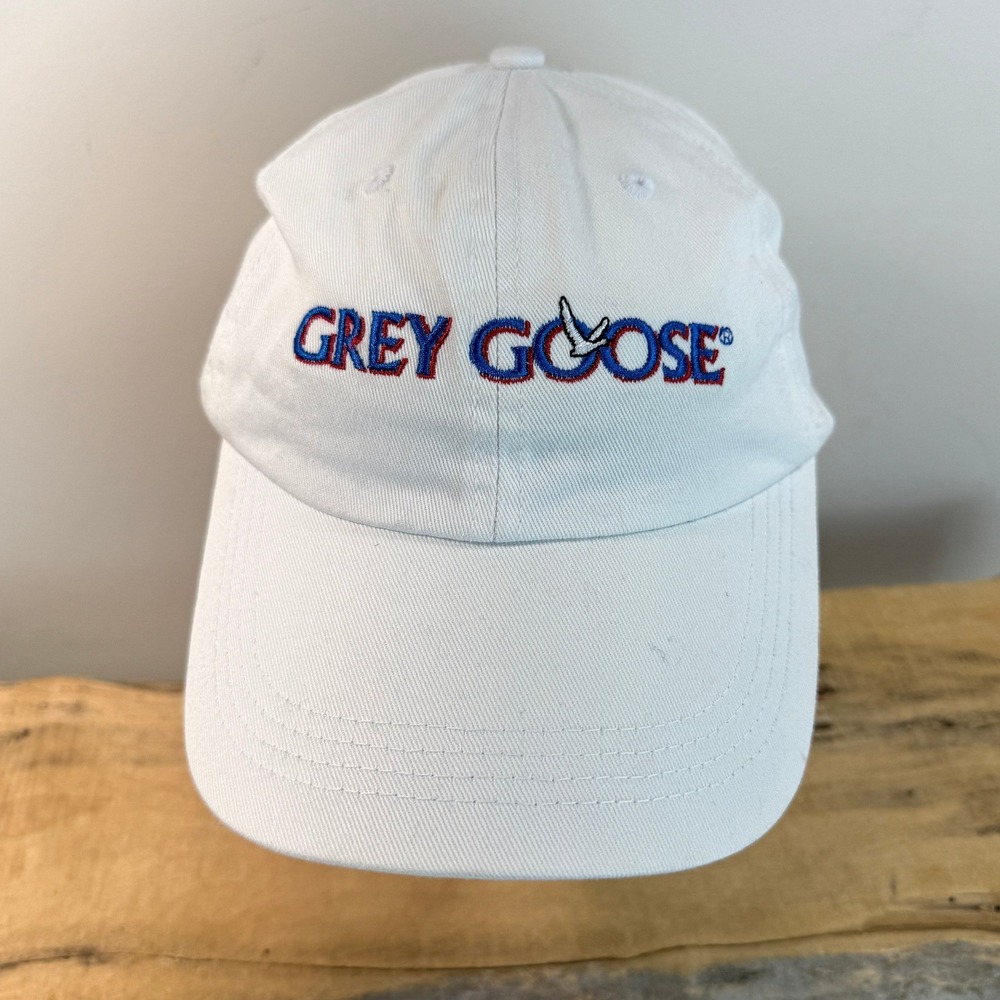 Ahead Grey Goose Vodka Special Edition White Baseball Cap Hat Adjustable 2007